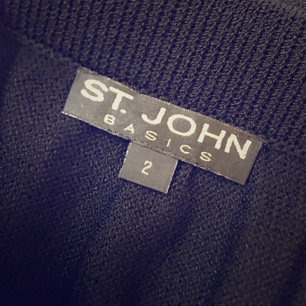 St. John Basics Black Skirt
